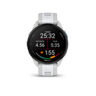 Garmin - Forerunner 165 Music - Gris Brume/Pierre Blanche-Visualisez toutes vos données sur un superbe écran tactile AMOLED doté de boutons de commande traditionnels