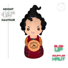 GEMMY - Mary Hocus Pocus gonflable pour Halloween - 107 cm-Pour usage intérieur et extérieur