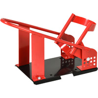 HOMCOM - Cale de roue pour motocyclette-Convient à la plupart des roues de moto (largeur : 3,1 po–6,1 po / 8–15,5 cm)
