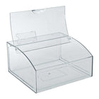 Azar - Contenant - 7.25 po H x 11.75 po l x 11.75 po P - Transparent-Non empilable