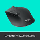 Logitech - Souris sans fil Triathlon M720 multi-dispositif - Noir-Compatible avec Windows et Mac
