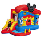Funormous - Maison Gonflable Avec Toboggan Aquatique - Mickey Mouse-Comprend une zone de rebond et un toboggan dans une unité gonflable pour divertir les enfants pendant des heures