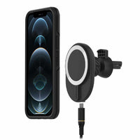 Otterbox - Chargeur Sans Fil pour Grille d'Aération de Voiture - Noir-Conçu pour une interaction fluide avec la technologie MagSafe