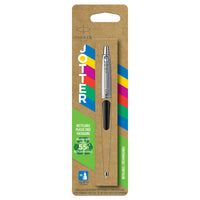 Parker − Stylo à bille Jotter Originals − fini noir classique − pointe moyenne − encre bleue-La finition noire classique brillante est naturellement amusante et élégante
