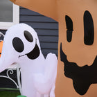 HOMCOM - Décoration gonflable d'Halloween 7 - 5 pieds - Hanté-Dimensions globales : 83 po L x 40 po W x 90 po H 
