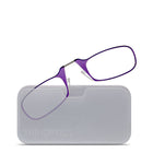 ThinOptics 2.0 Violet Lecteur avec Pod Blanc Universel - Violet-Le produit comprend les lunettes de lecture ThinOptics et l'étui universel avec un adhésif sans résidu à coller sur votre téléphone / étui ou toute autre surface dure et plate