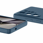 Avana - Coque Velvet Compatible MagSafe Galaxy S25 - Ultra Bleu Marine-Protection contre les chutes jusqu'à 3 mètres