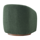Modway - Holland Pivot Tissu chenille Fauteuil - Rose-Glides sans marquage