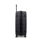 Swiss Mobility - Valsie d'enregistrement rigide 30po de la collection QUAD - Noir-Intérieur doublé avec panneau de séparation, poches pratiques et sangles de serrage pour garder le contenu organisé et en place