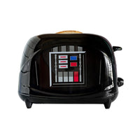 Uncanny Brands - Grille-pain Elite - Dark Vador-La plaque de poitrine emblématique de Vader en couleur sur le devant.

