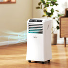 HOMCOM - Climatiseur portable avec 4 modes pour une couverture de 215 à 344 pi² - blanc-Affichage LED pour un contrôle facile 