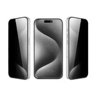 Evry - Verre trempé de confidentialité pour iPhone 16/15-Clarté HD