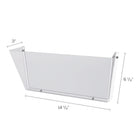 Staples - Classeur mural  - format lettre - transparent-Comprend une pochette