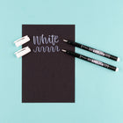 Tombow - Fudenosuke Pastel - Blanc - Paquet de 2-Stocker horizontalement