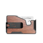 Fantom - M Portefeuille - Extra Mince - Noyer avec Clip à Billets Noir-Chaque portefeuille est usiné dans une feuille d'aluminium massif. Les pièces sont finies avec du Cerakote pour une résistance inégalée à la corrosion, aux produits chimiques et à la durabilité.