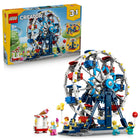 LEGO - Creator La grande roue légendaire-Le jouet 3 en 1 de parc d’attractions offre aux enfants de 8 ans et plus 3 options de construction