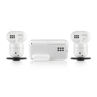Motorola - Moniteur bébé PIP1610 Connect Wi-Fi HD motorisé - Blanc - Ensemble de 2 caméra -Conversation bidirection - Discutez avec et entendez votre petit en utilisant la fonction de conversation bidirectionique