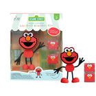 Glo Pals - Personnages sous licence - Elmo-Comprend 2 cubes lumineux réutilisables
