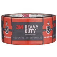 3M - Ruban à conduits très résistant orange, 2120-OR, 48 mm l x 18,2 m L-Surfaces multiples : Ruban polyvalent avec adhésif amélioré de résistance de qualité industrielle qui adhère solidement au métal, au verre, au plastique, au carton/carton ondulé et au stratifié