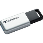 Verbatim - Clé Flash Store N Go Secure Pro USB 3.0 de 32 Go avec cryptage matériel AES 256, argenté-Une fois configurées avec votre mot de passe, toutes les données sauvegardées sur une clé Secure Pro USB ont le cryptage puissant AES 256 bits pour empêcher l'accès non autorisé