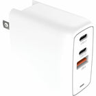 Creative Labs - Chargeur mural GaN 51MZ0515AA000 67 W à 3 ports - Blanc-Utilise la technologie au nitrure de gallium (GaN) pour une charge efficace et une conception compacte