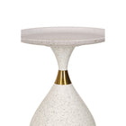 Brassex - Table d'appoint 536978 - blanche-Profil mince