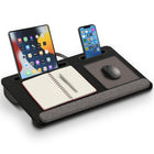 ShoppingAll - Bureau Portatif Avec Coussin – Convient Aux Ordinateurs Portables Jusqu’à 17 Pouces – Noir-Spacieux Et Compatible – Conçu pour accueillir des ordinateurs portables jusqu’à 17", ainsi que des tablettes et téléphones intelligents. Dimensions : 54,4 cm (21,4") x 36 cm (14,1").