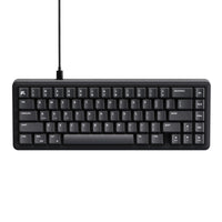 Cybeart - Akula 65 Lite Clavier Gaming Filaire Rgb Compact 65 - Noir-Clavier 65 % avec 67 touches et une molette de volume dédiée, offrant toutes les fonctionnalités d’un clavier de taille standard dans un format compact. Cadre en ABS de haute qualité pour une robustesse, une stabilité, une légèreté et une esthétique élégante