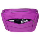 Vangoddy - Sacoche convertible pour ordinateur portable 15 pouces avec bandoulière et sangles de sac à dos - Violet-Poches intérieures pour accessoires documents et effets personnels