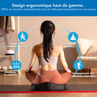 Mount-It - Coussin de siège Ergo Collection Premium Comfort-Il est conçu de manière ergonomique pour apporter soutien et confort tout en réduisant la pression sur le coccyx