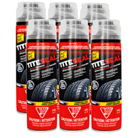 Gunk - Scellant de crevaison d'urgence SOS Tite Seal 510 g - Paquet de 6-Peut gonfler des pneus jusqu'à 20 po (camions et VUS)
