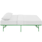 Modway - Horizon Acier inoxydable Cadre de lit queen-lit, Vert-Cadre en acier inoxydable robuste