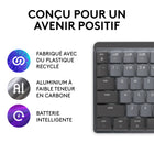 Logitech - MX Mechanical Mini pour Mac Clavier Sans Fil Illumine - Boutons Tactiles Silencieux - Gris ( Space Grey)-Connectivite Multi-Mac : Couplez le clavier multi-appareils MX Mechanical Mini pour Mac avec jusqu'à 3 ordinateurs Mac ou iPads via Bluetooth Low Energy et passez facilement de l'un à l'autre