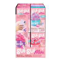 Gui Gui - Mini Paquet Individuel Embellis Ton Slime - Assorti-Crée, collectionne et personnalise: Fabrique ton propre slime parfumé Gui Gui Mini et collectionne les 4 textures uniques: Brillant, Transparent, Beurre et Nuage