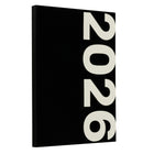 Gry Mattr - Agenda à couverture souple 2026 - Noir-Format B5 (18 cm H x 26 cm L)