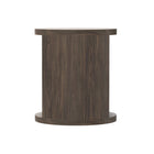 Manhattan Comfort - Table d’appoint contemporaine Alure 20" - Noyer-Disponible en trois finitions : Noyer, Chêne naturel et Charbon