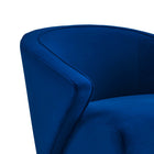 Modway - Odyssey Performance Velvet Fauteuil - Marine-Assemblée requise