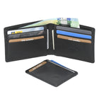 Club Rochelier - Portefeuille Billfold pour hommes avec porte-cartes amovible - Combo noir-1 fenêtre d'identification