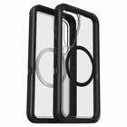 OtterBox - Coque Defender Pro XT transparente avec aimants pour Samsung Galaxy S25 - Dark Side-Aimants intégrés parfaitement alignés pour une recharge rapide jusqu'à 15W avec les chargeurs sans fil Qi2