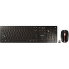 Cherry - Combinaison clavier sans fil DW 9100 Slim - Noir et Bronze-Connexion soit par Bluetooth, soit par sans fil 2,4 GHz