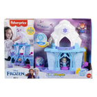 Mattel - Le palais enchanté d'Elsa Disney Frozen Little People-Coffret de jeu Little People proposant les personnages Anna et Elsa de La Reine des Neiges de Disney et la chanson emblématique «Let It Go»