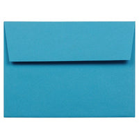 JAM Paper - Enveloppes d'invitation colorées A6 - 4,75 x 6,5 - bleu recyclé - Paquet de 50-Ces enveloppes sont parfaites pour envoyer des invitations, des cartes de voeux, des RSVP, des cartes de remerciement, des cadeaux d'anniversaire, des remises de diplômes, des vacances et plus encore