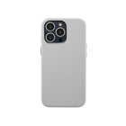 General Supply Goods + Co Vegan Leather Case with Metallic Buttons and MagSafe Compatible for iPhone 13/13 Pro - Silver Grey-Pour iPhone 13/13 Pro