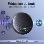 EMEET - Kit haut-parleur et microphone de conférence Luna Plus Meeting-Connexion USB, Bluetooth et adaptateur USB