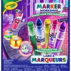 Crayola - Labo à marqueurs-Explorez votre créativité et fabriquez 20 marqueurs Crayola à l'aide de cet ensemble qui comprend 1 outil d'assemblage, 1 tube à mesurer, 3 bouteilles d'encre aux couleurs vives, 1 bouteille de solution parfumée (jus de fruits), 24 étiquettes pour marqueurs, 2 pointes de fantaisie et 2 pointes émoji.