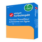TurboImpôt Online Édition Travailleurs Indépendants 2025 - 12 Déclarations - Bilingue-Conçu pour les déclarations de revenus des particuliers et des travailleurs autonomes, Vous pose des questions simples et ensuite organise l'information que vous devez entrer

