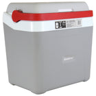Koolatron - Glacière avec poignée de transport verrouillable - 25 L - gris et rouge-Conception universelle compatible avec les systèmes de mise sous vide, notamment Nesco, FoodSaver, Bonsenkitchen, NutriChef et Wevac