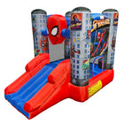 Funormous - Château Gonflable Avec Toboggan Aquatique - Spider-Man -Conception Spiderman sous licence officielle avec des graphismes lumineux et audacieux pour une expérience de super-héros immersive