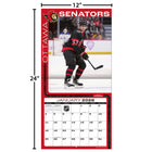 Turner Sports - 2026 Senators D'ottawa Calendrier mural de l'équipe Mensuel - 30,5 cm l x 30,5 cm H - Anglais-Format : 30,5 cm L x 61,0 cm H (ouvert)