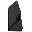 JAM Paper - Portefeuille Kraft à Boutons et Attaches à Cordes Moyen - 9 1/2 x 12 x 1/4 - Noir Recyclé-Ce portefeuille simple et fiable est le moyen idéal pour transporter tous vos fichiers, documents, cahiers et projets artistiques